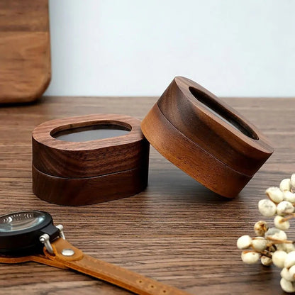 Oval Wooden Jewellery Box - 14:175brown;5:200004182Double - Bridal Accessories - Ivory & White