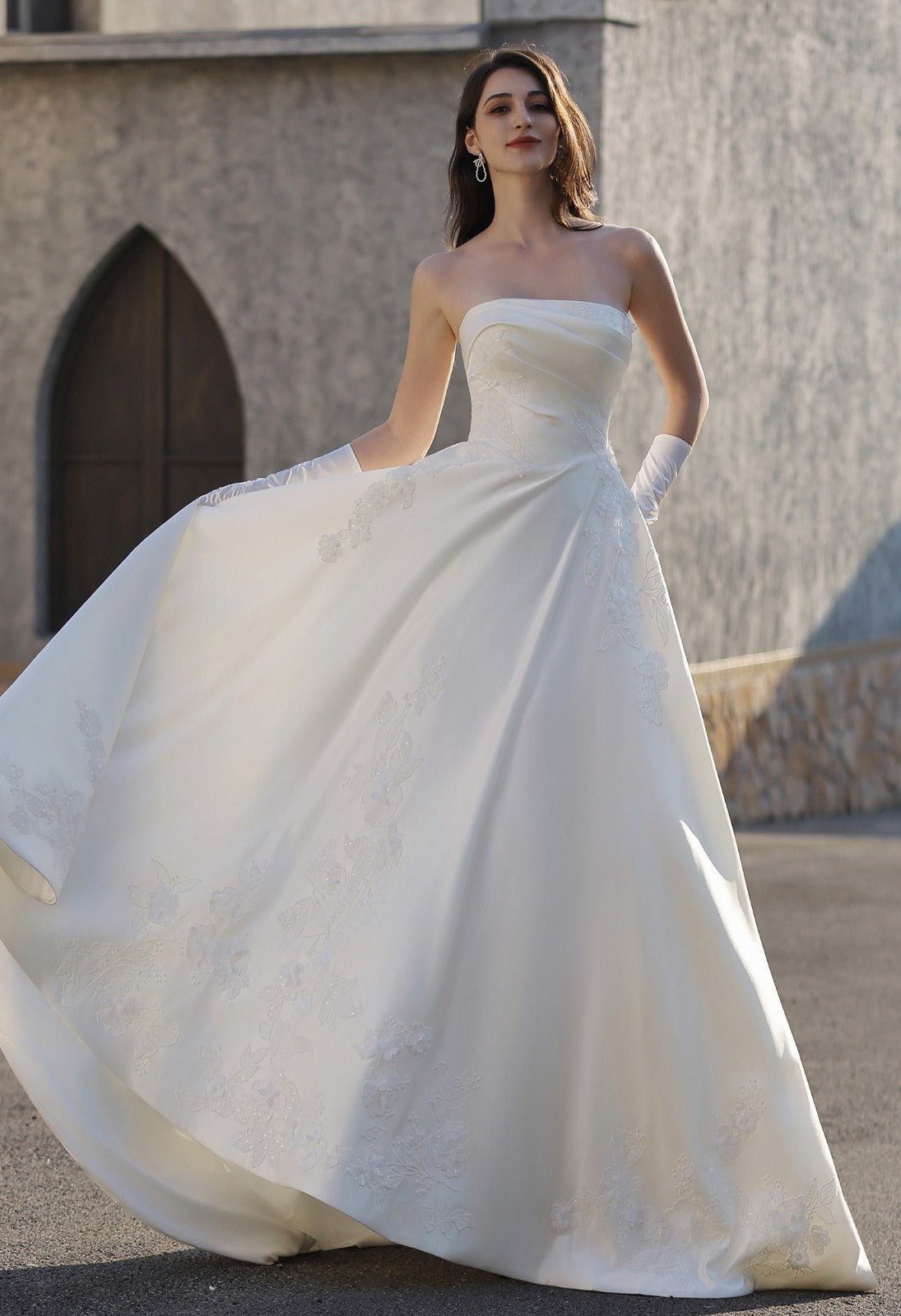 Pippa -  - Wedding Dress - Ivory & White
