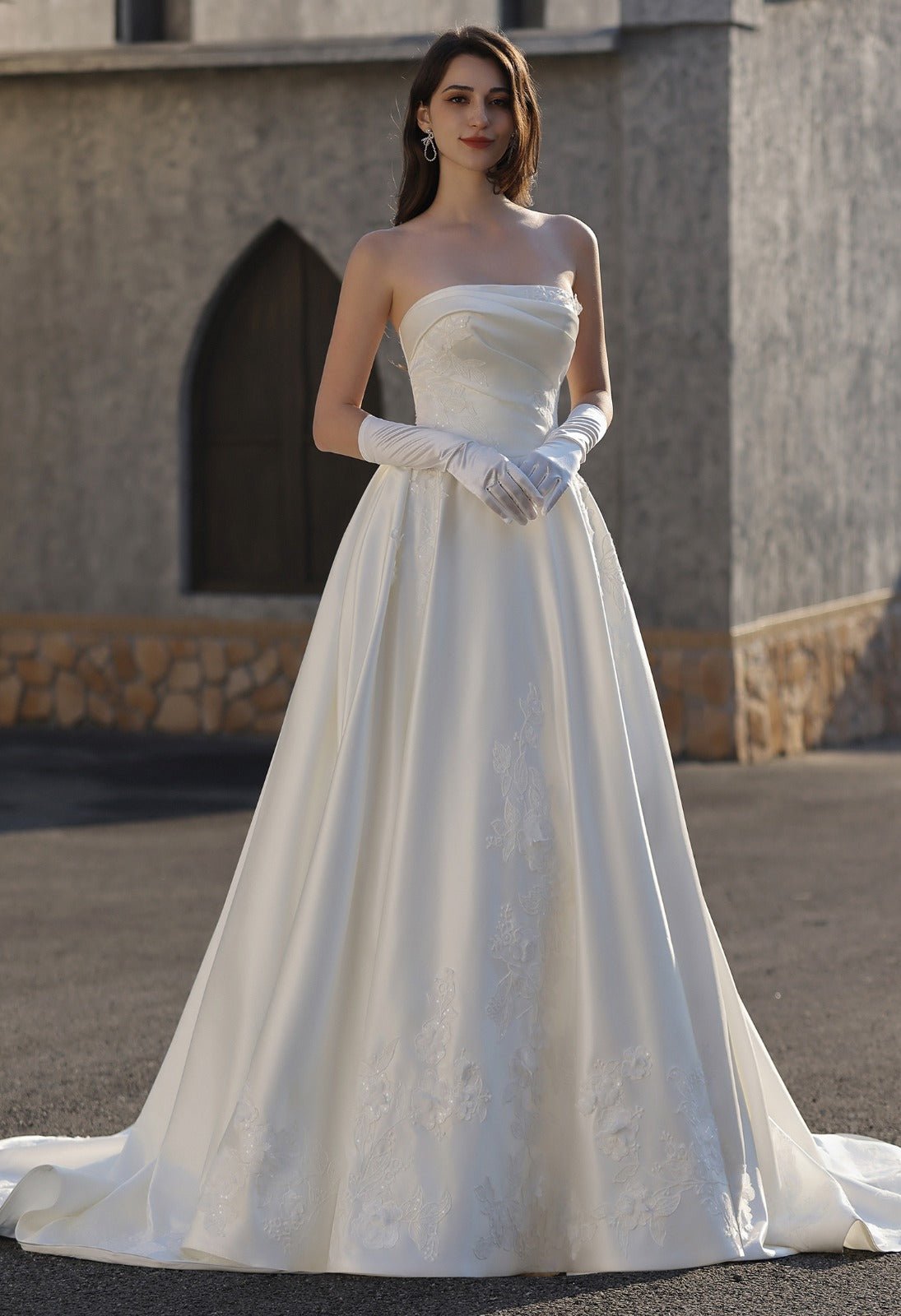 Pippa -  - Wedding Dress - Ivory & White