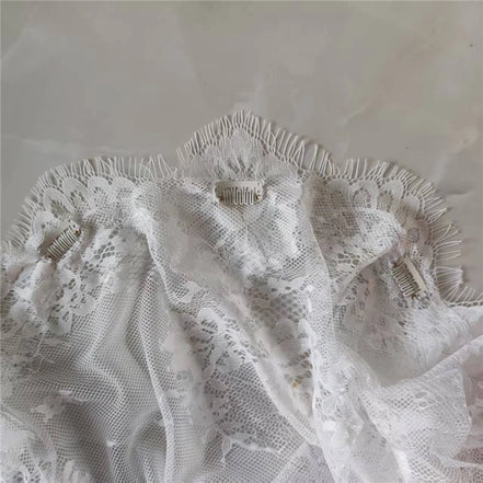 Renata | Mantilla Lace Veil - 14:29Off White;200000063:1952 - Bridal Veil - Ivory & White
