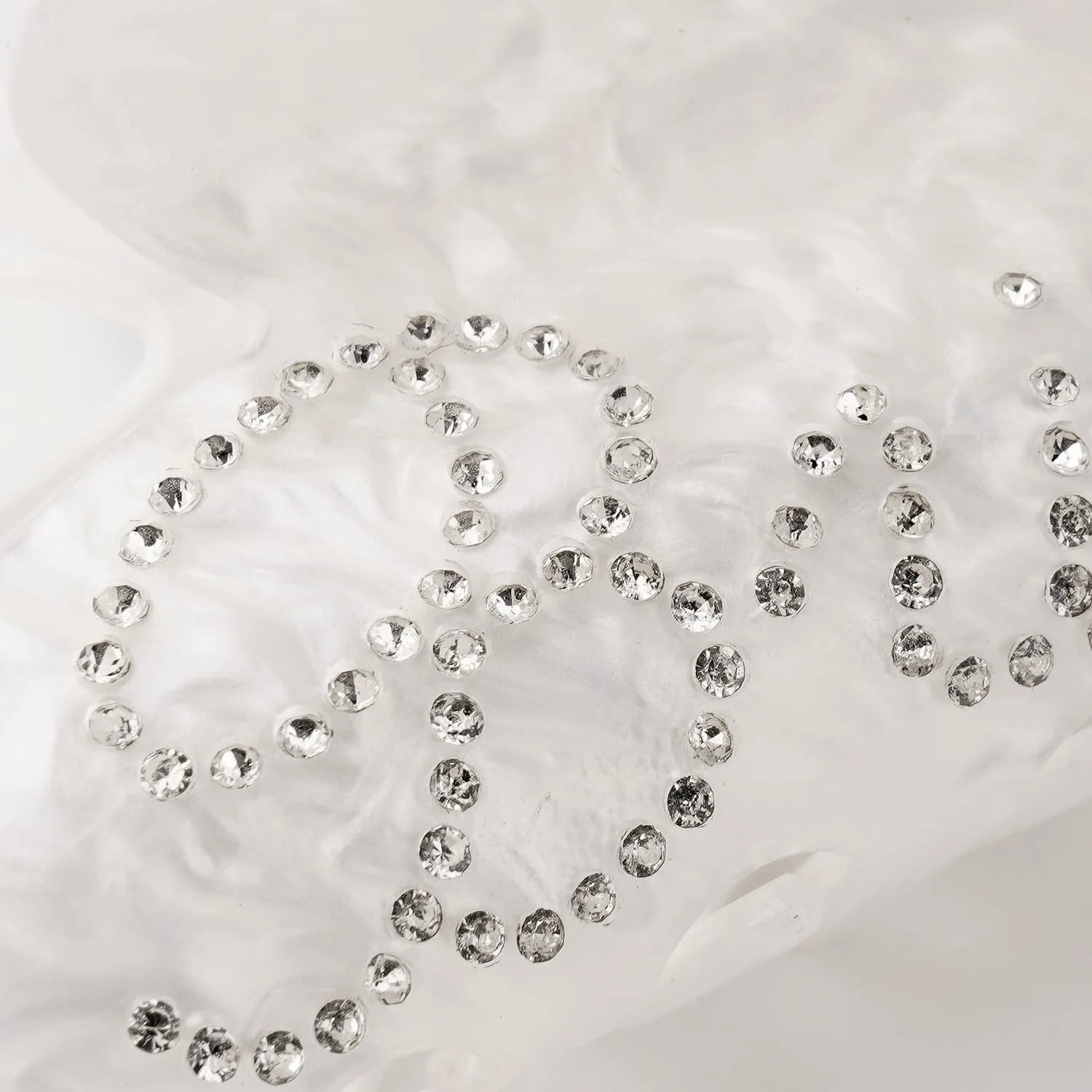 Rhinestone Bride Hair Claw Clip - 14:29white - 10cm - Bridal Accessories - Ivory & White