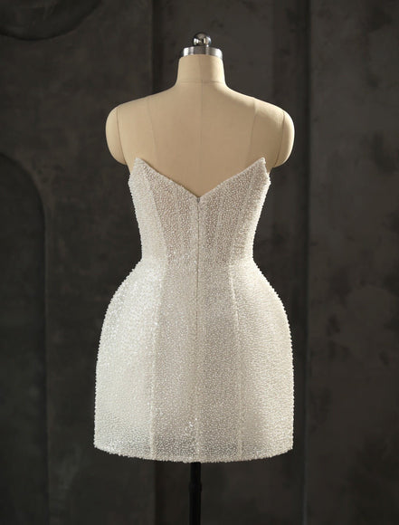 Sabrina - Wedding Dress - Ivory & White