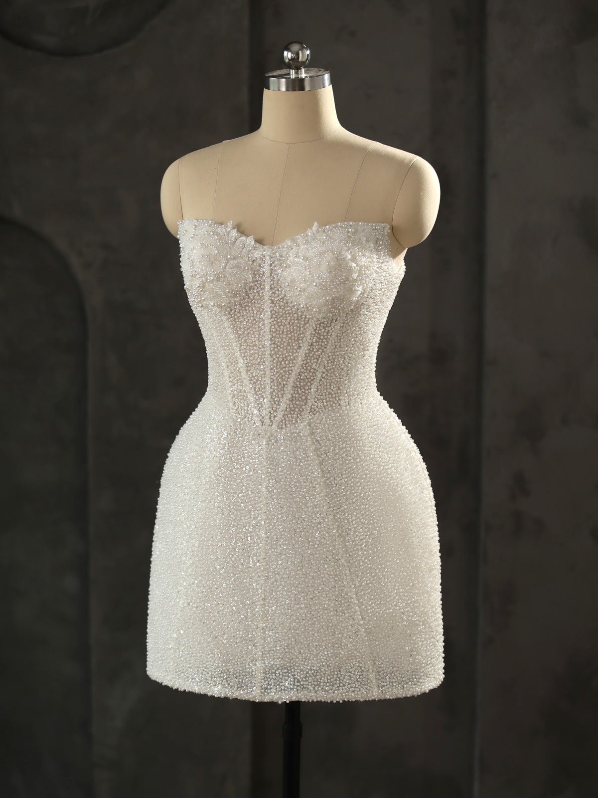 Sabrina - Wedding Dress - Ivory & White