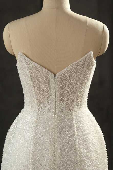 Sabrina - Wedding Dress - Ivory & White