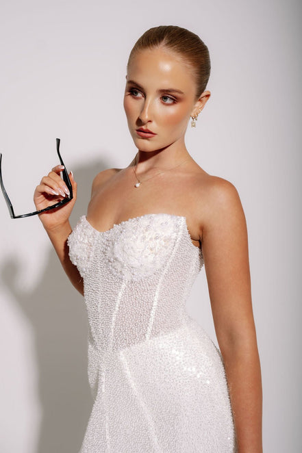 Sabrina -  - Wedding Dress - Ivory & White