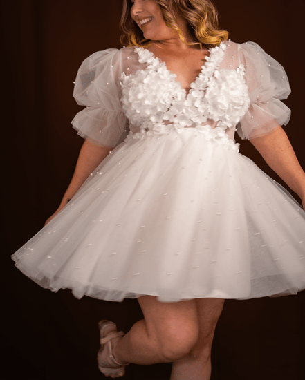 Sandy - 14:200002130Ivory;200000443:151 - Wedding Dress - Ivory & White