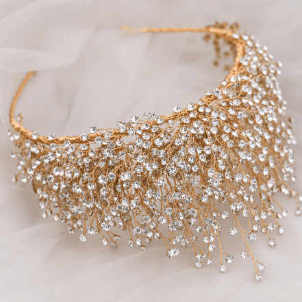 Seraphina | Tiara -  - Bridal Accessories - Ivory & White