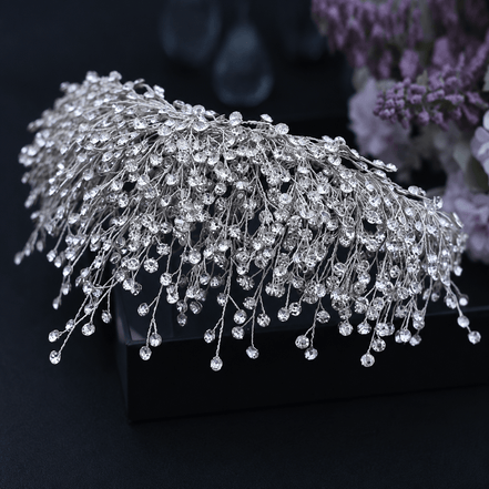 Seraphina | Tiara -  - Bridal Accessories - Ivory & White