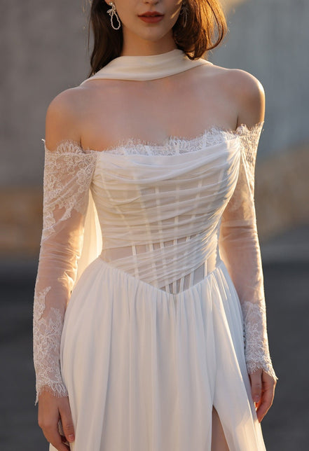 Sienna -  - Wedding Dress - Ivory & White