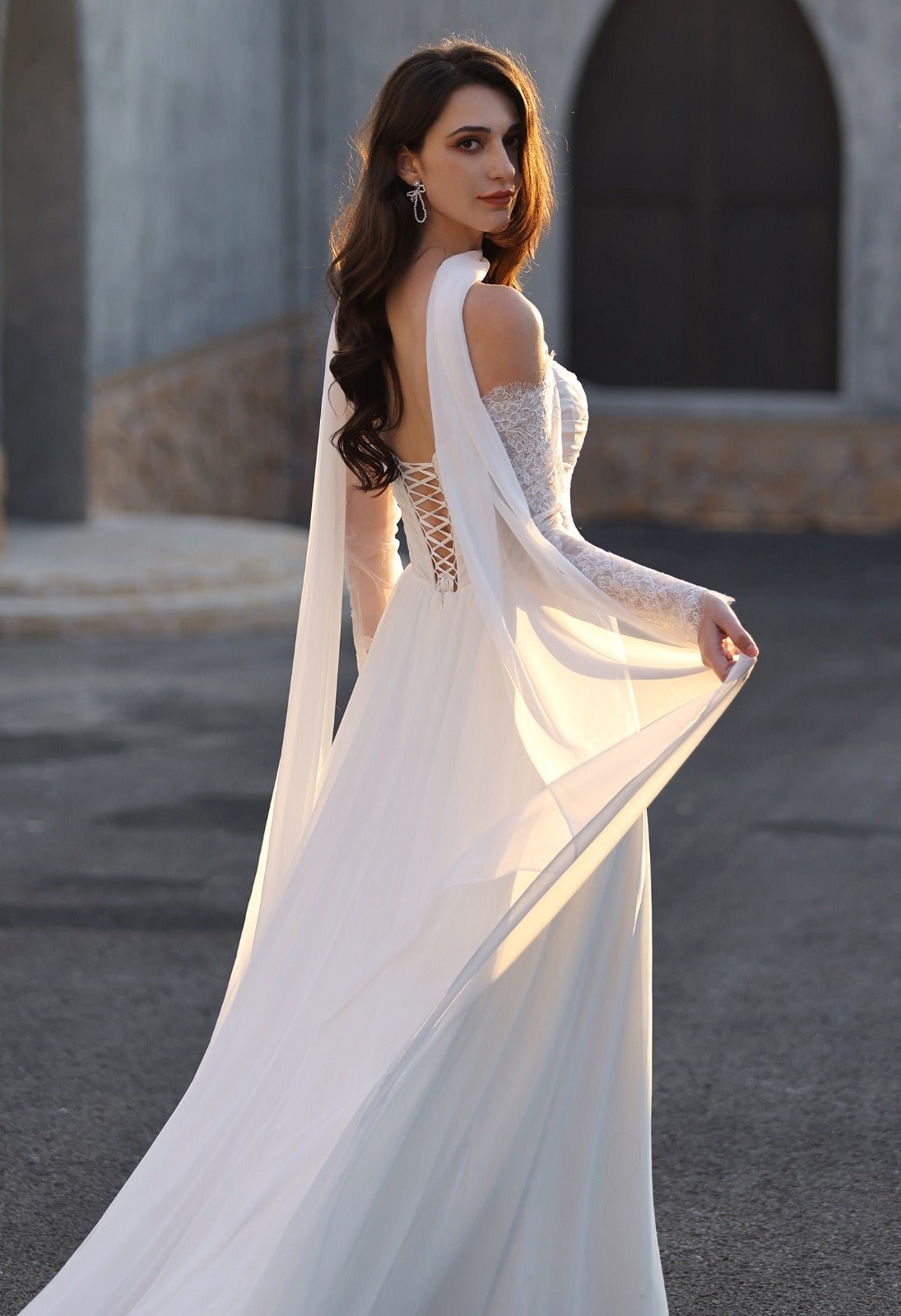 Sienna -  - Wedding Dress - Ivory & White