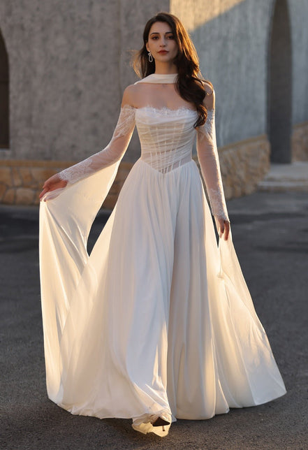 Sienna -  - Wedding Dress - Ivory & White
