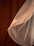 Simone | Pearl Sequin Edge Veil - 14:29Pure White Off White;200000063:200011422 - Bridal Veil - Ivory & White