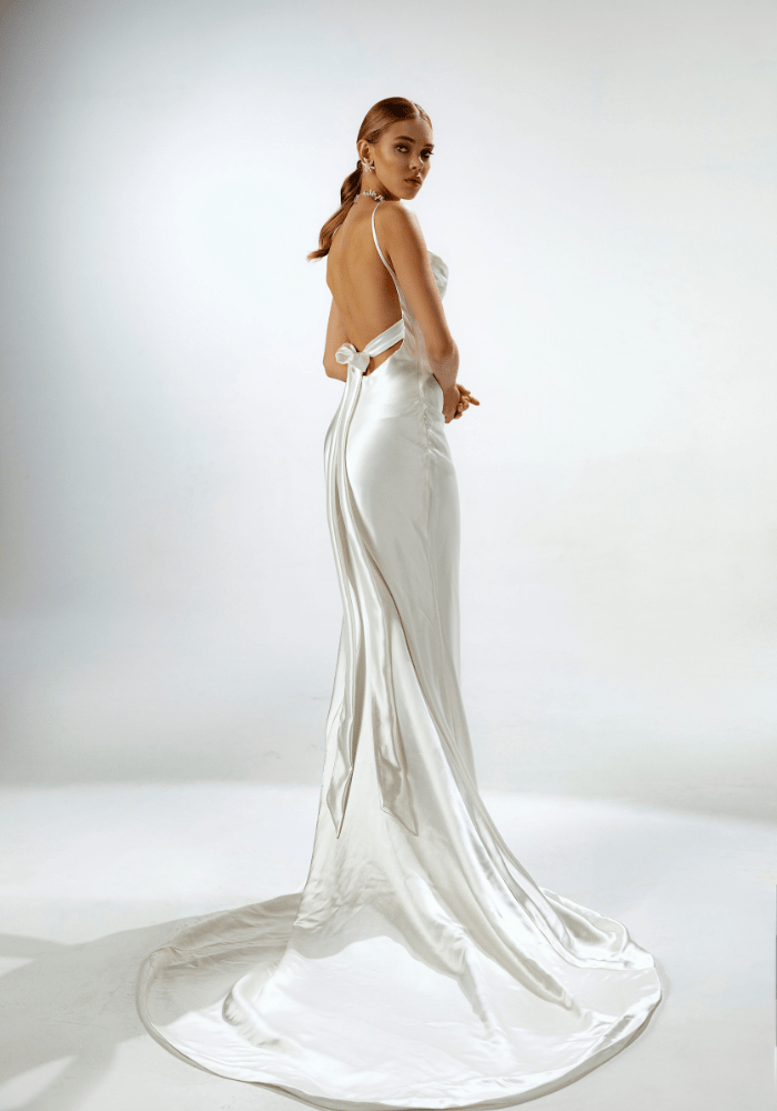 Solange - Wedding Dress - Ivory & White