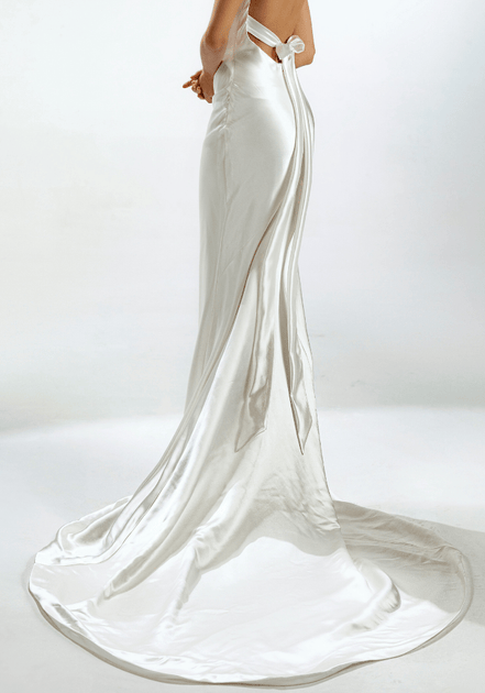 Solange - Wedding Dress - Ivory & White