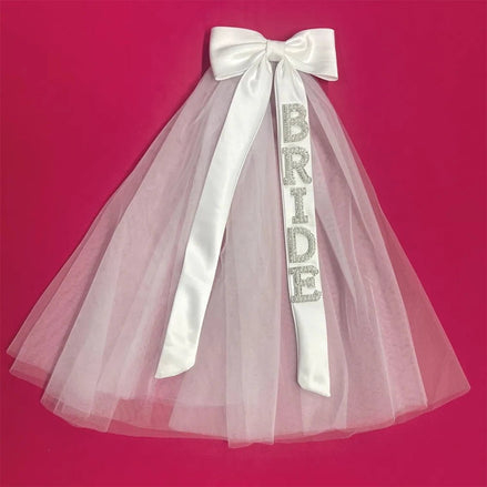 Talia | Bride to be Bow Veil - 14:202422806A - Bridal Veil - Ivory & White