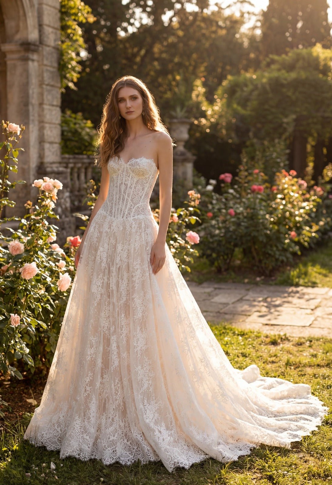 Tilly -  - Wedding Dress - Ivory & White