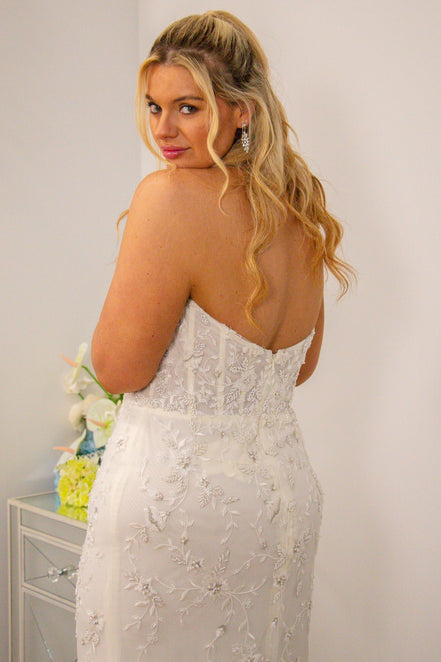 Una -  - Wedding Dress - Ivory & White