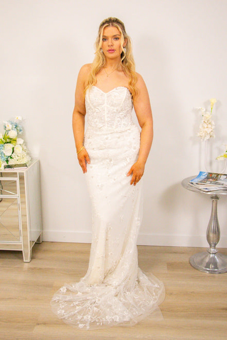 Una -  - Wedding Dress - Ivory & White