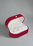 Velvet Ring Box - 14:175Red - Bridal Accessories - Ivory & White