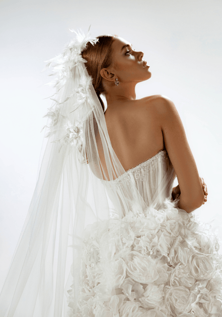 Veronica - Wedding Dress - Ivory & White