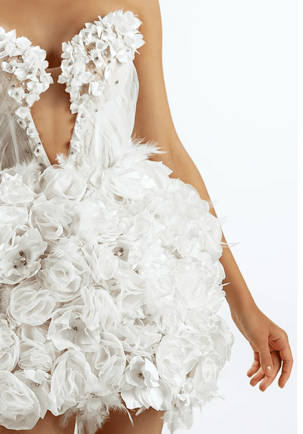 Veronica - Wedding Dress - Ivory & White