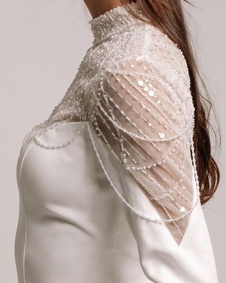 Victoria -  - Wedding Dress - Ivory & White