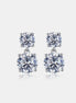 Vivienne | 10ct Moissanite Drop Stud Earrings - 100500238311098 - Jewellery - Ivory & White