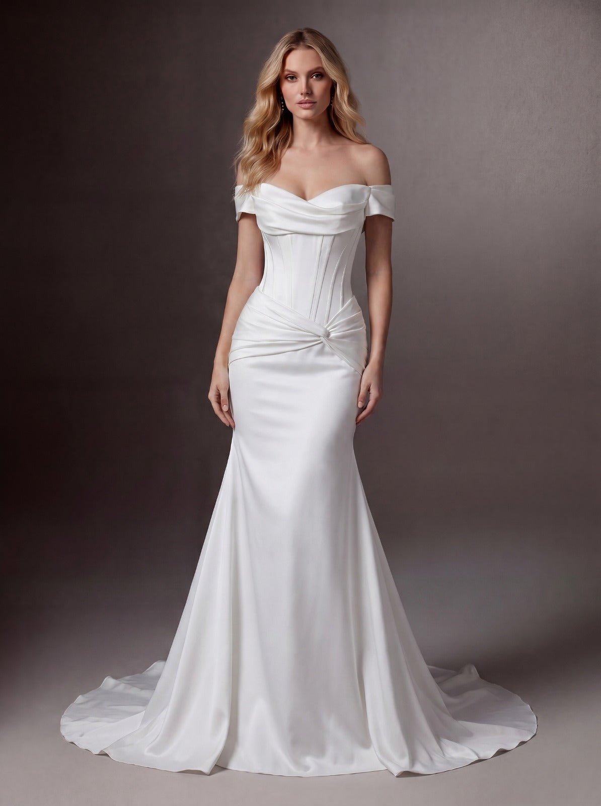 Winnie -  - Wedding Dress - Ivory & White