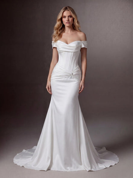 Winnie -  - Wedding Dress - Ivory & White