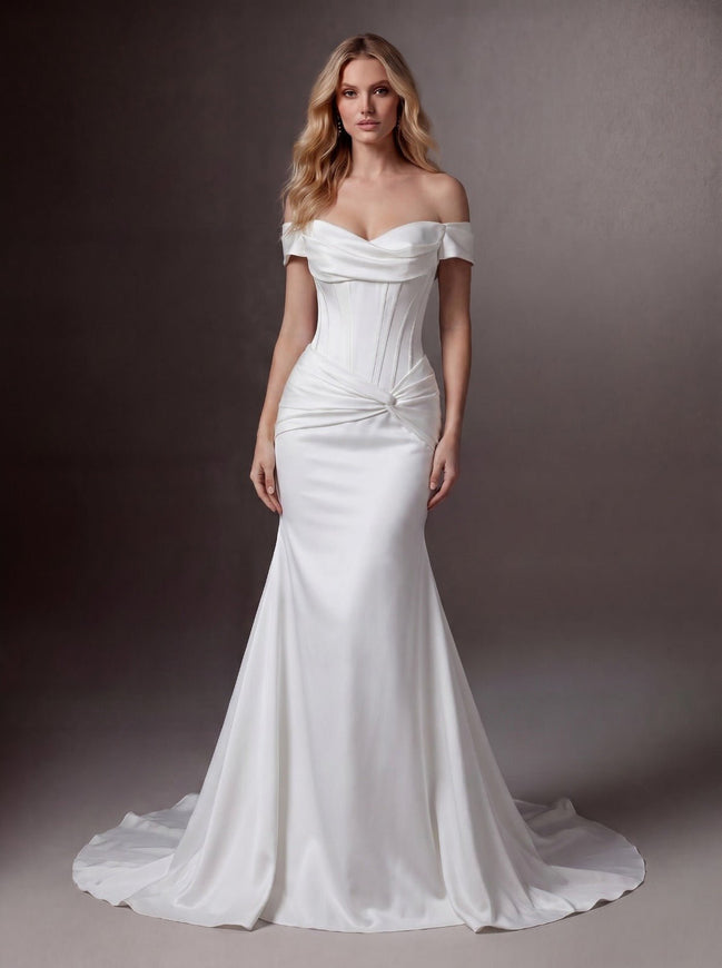 Winnie -  - Wedding Dress - Ivory & White