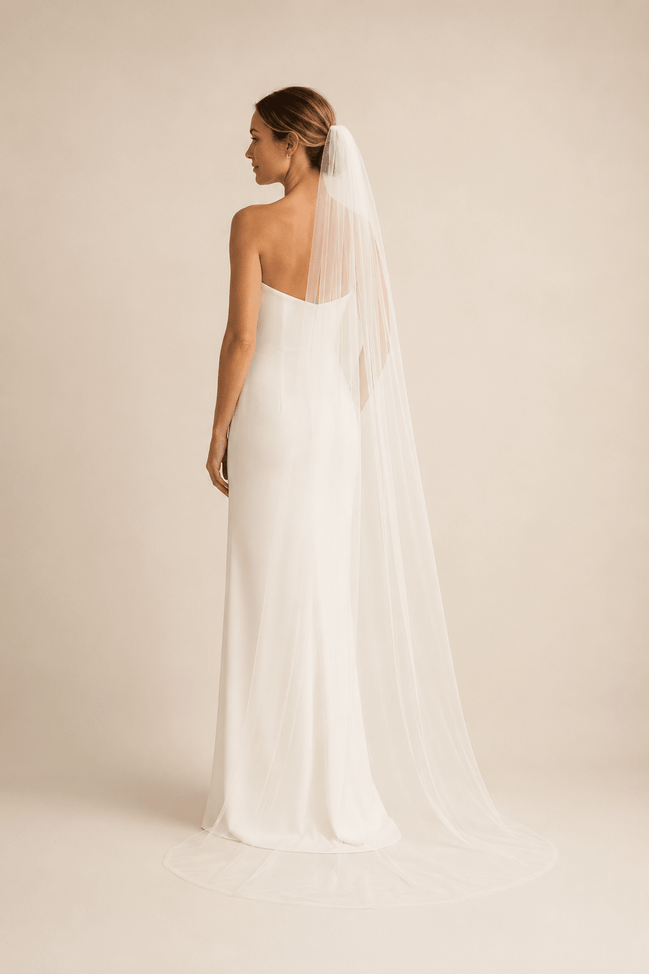 Zepta | Tulle Veil -  - Bridal Veil - Ivory & White