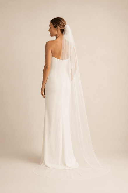 Zepta | Tulle Veil -  - Bridal Veil - Ivory & White
