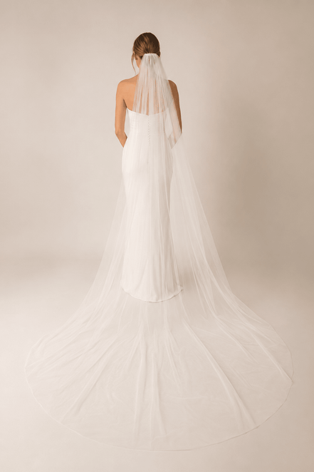 Zepta | Tulle Veil -  - Bridal Veil - Ivory & White